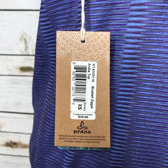 🌷Prana Printed Andie Active Top Size XS - Picture 6 of 7